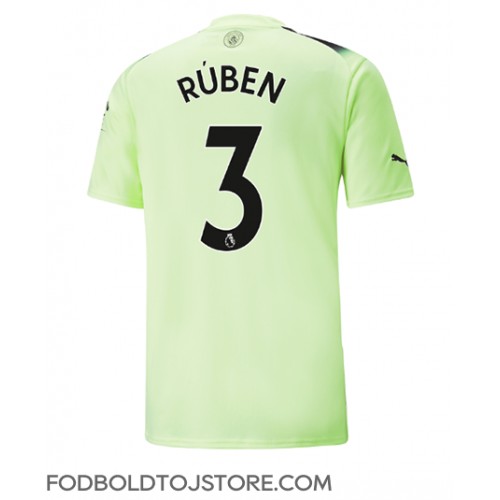 Manchester City Ruben Dias #3 Tredjetrøje 2022-23 Kortærmet